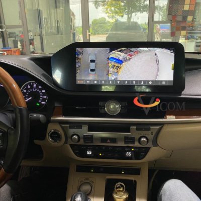 Màn androi Lexus ES (13-17)  liền camera 360