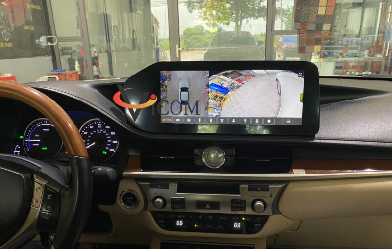 Màn androi Lexus ES (13-17)  liền camera 360
