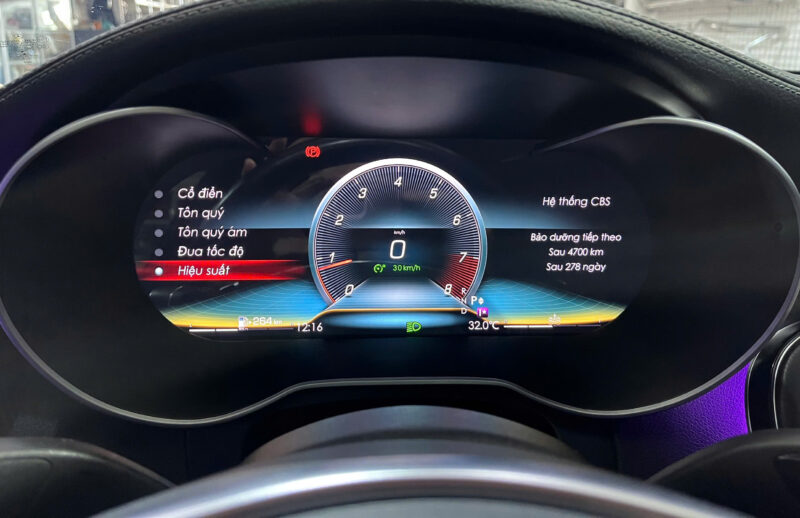 Đồng hồ ODO điện tử LCD cho Mercedes C/GLC