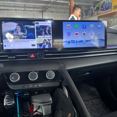 Màn android Vicom  Dual 21" lắp xe phổ thông.