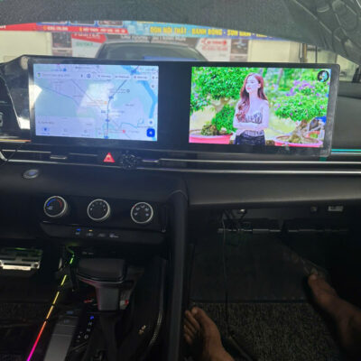 Màn android Vicom  Dual 21" lắp xe phổ thông.