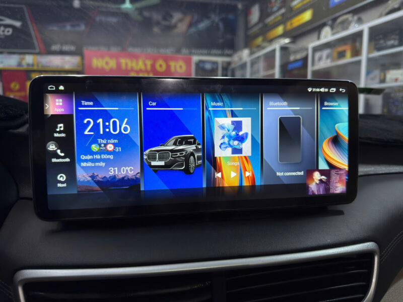 Màn hình Android Vicom 12.3" full 2K liền camera 360