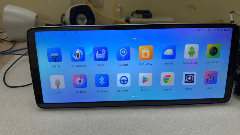 Màn hình Android Vicom 12.3" full 2K liền camera 360