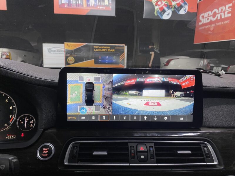 Màn hình Android Vicom- BMW 7 Seri-12.3" liền camera 360.