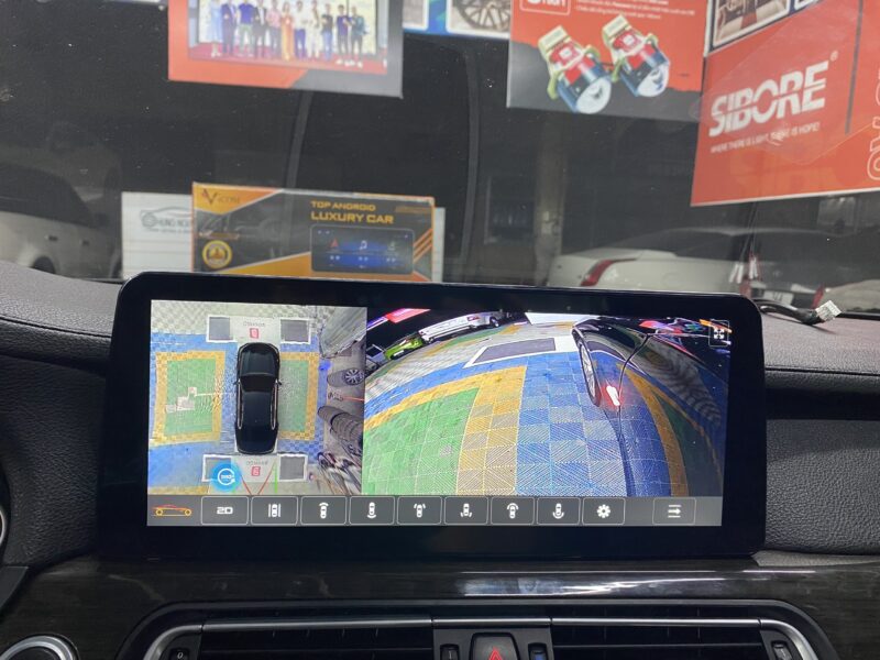Màn hình Android Vicom- BMW 7 Seri-12.3" liền camera 360.