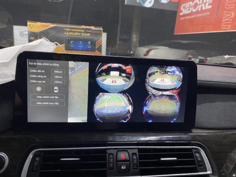 Màn hình Android Vicom- BMW 7 Seri-12.3" liền camera 360.