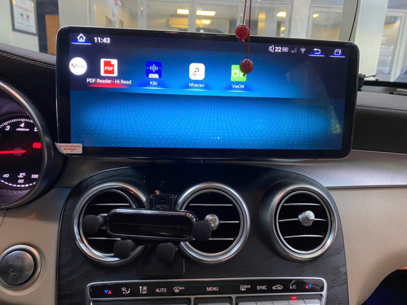 Màn android Vicom Mec Benz  12.8"màn hình 2K liền camera 360.