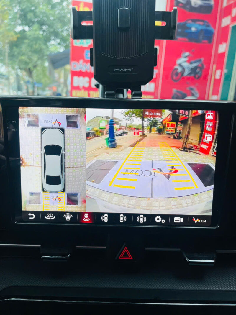 Màn hình Android Vicom ( 4x64G) liền camera 360