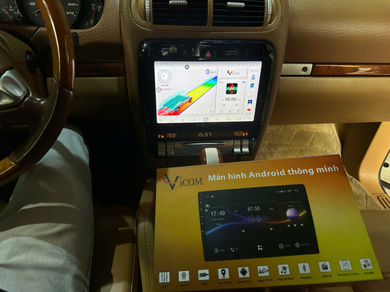 Màn Android   Porsche Cayenne (2008-2009) 