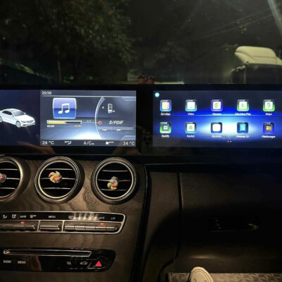 Màn Android Vicom Mecerdes Benz GLC/C  Dual 24.6" (2016-2019)