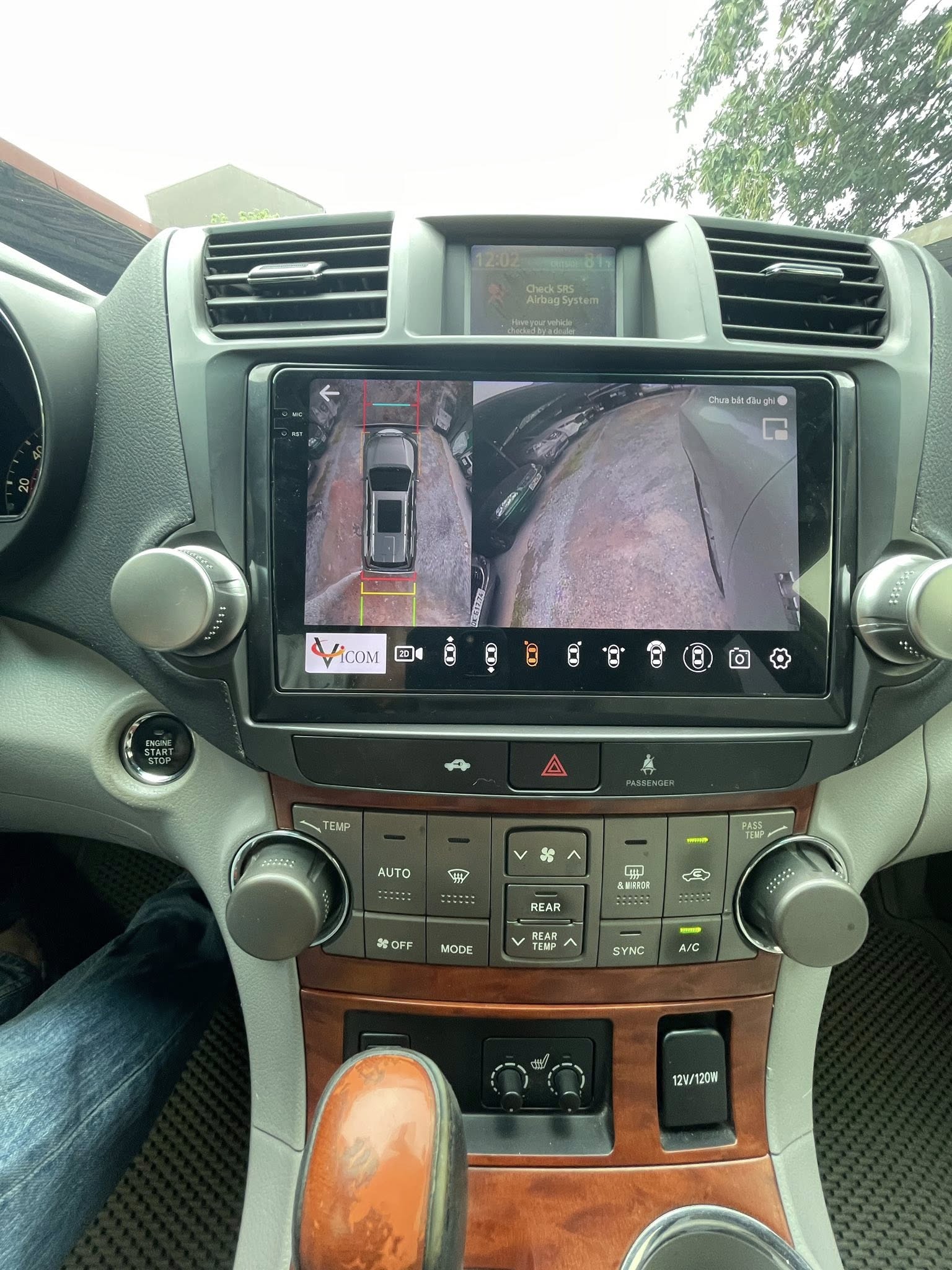 Màn hình android Vicom 4x64/7862/ 2k liền camera 360 Màn hình android Vicom 4x64/7862/ 2k liền camera 360