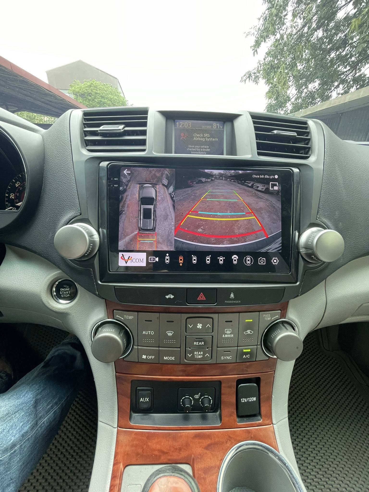 Màn hình android Vicom 4×64/8581/ liền camera 360 Màn hình android Vicom 4×64/8581/ liền camera 360