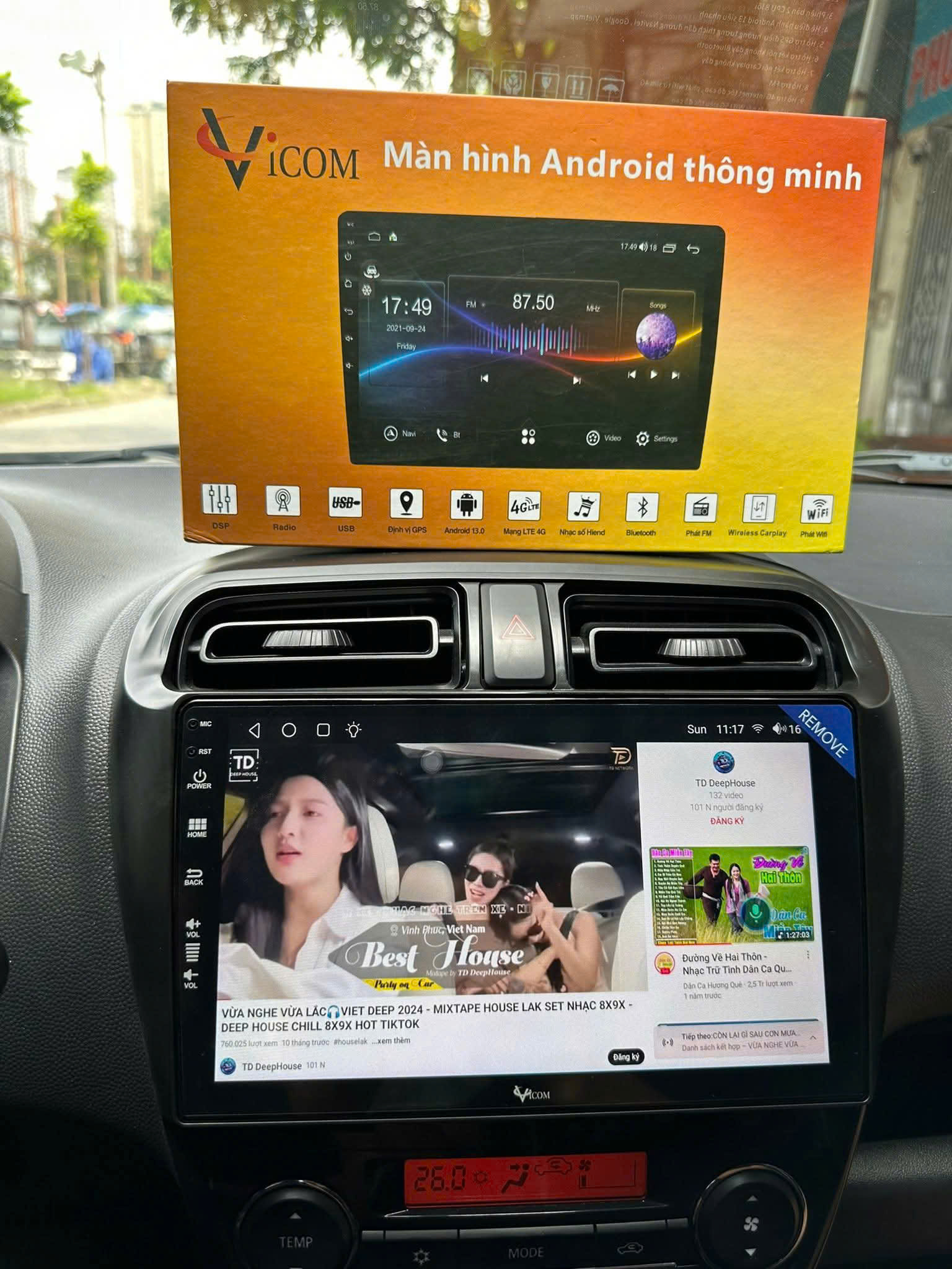 Màn hình android Vicom 4x64/ 8581 Màn hình android Vicom 4x64/ 8581
