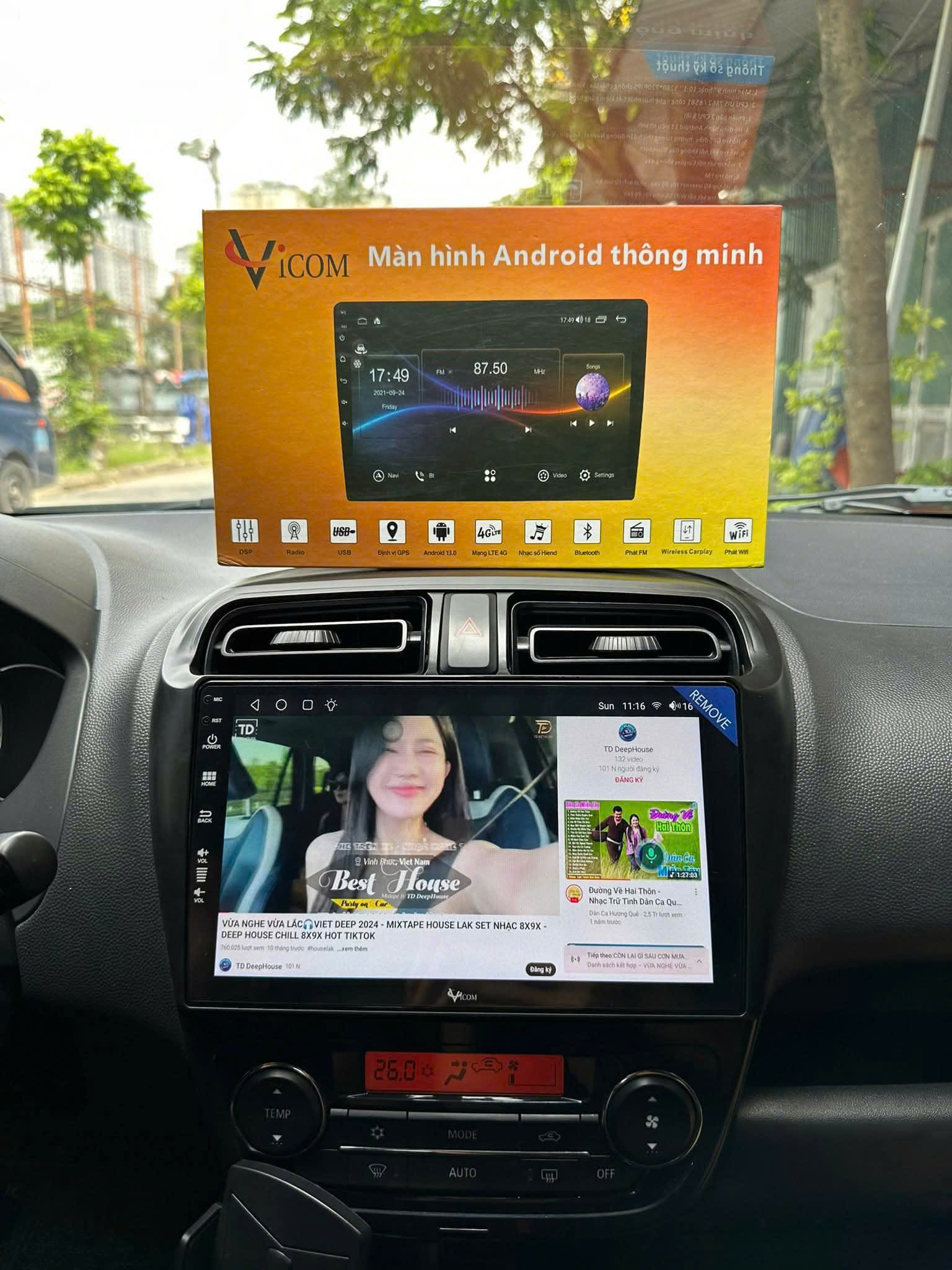 Màn hình android Vicom 4x64/ 8581 Màn hình android Vicom 4x64/ 8581